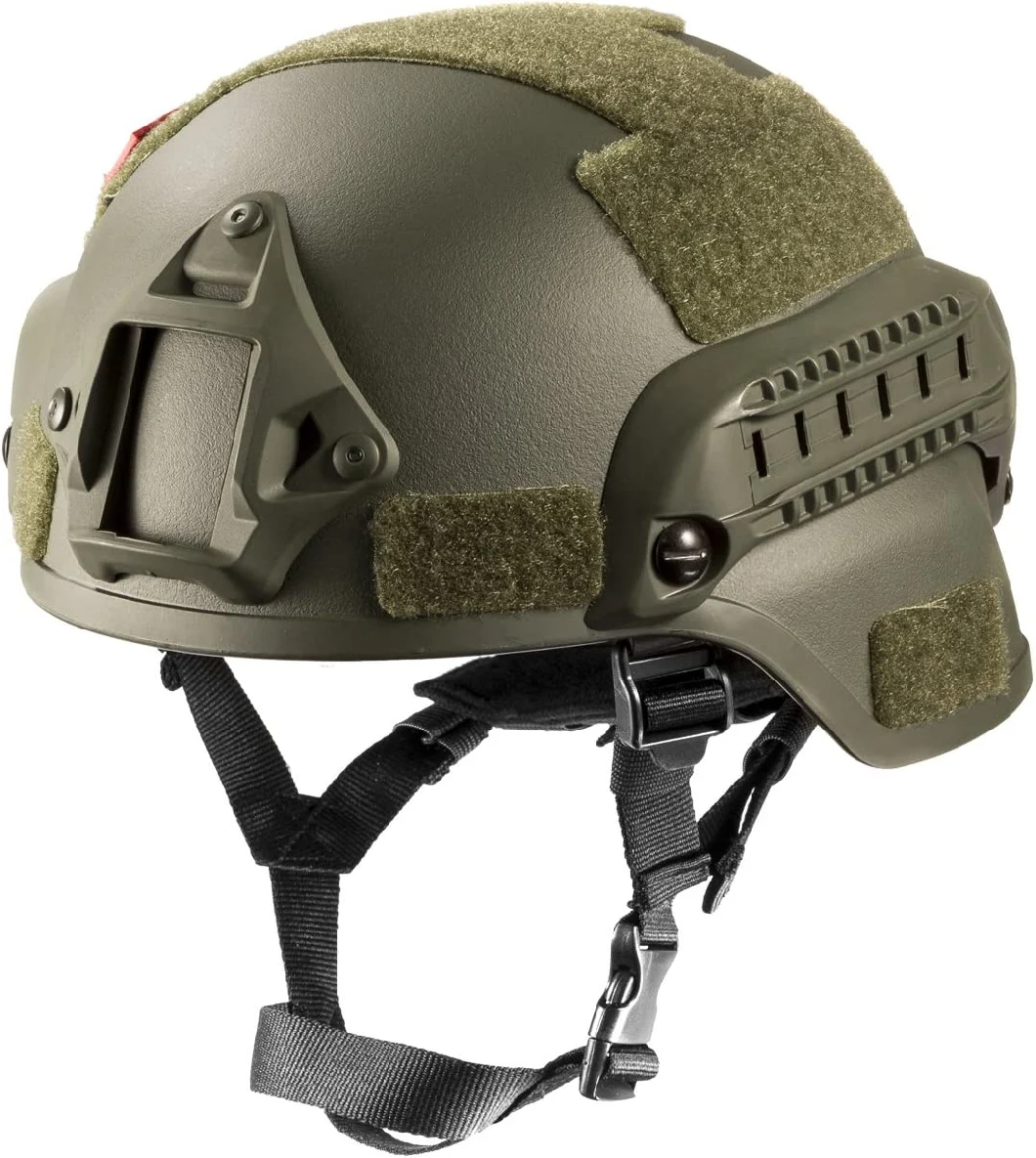 Military Mich Plastic Adjustable Pulletproof Tactical Helmet with Ear Protection Helmet